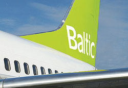 airBaltic sola jauno termināli